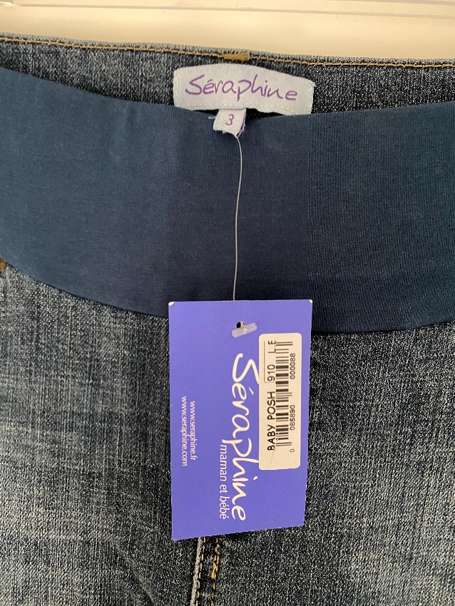 Seraphina Seraphine Maternity Bootcut Jeans Size M Blue cotton