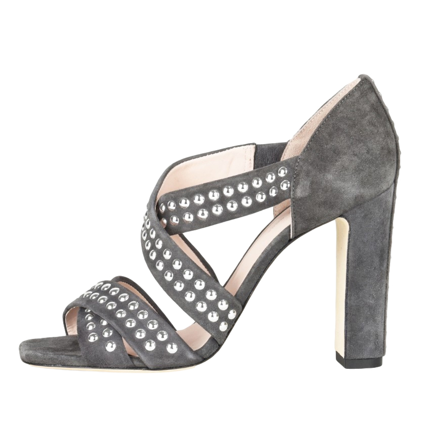 Christopher Kane grey suede sandals Size 395