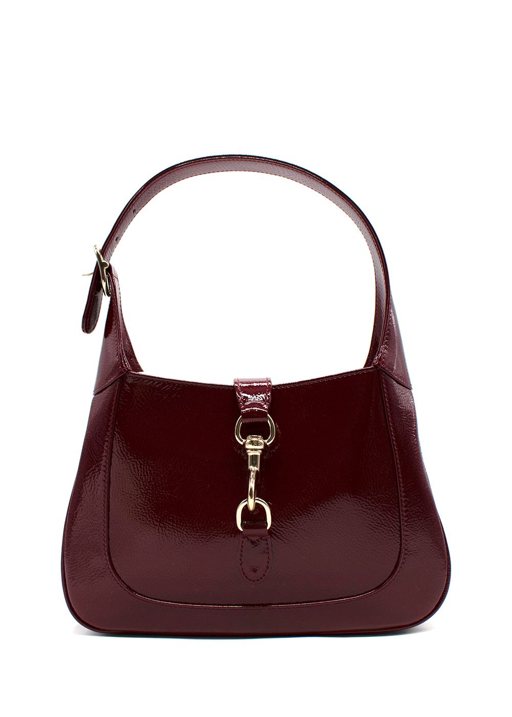 Gucci Burgundy Leather Jackie Shoulder Bag