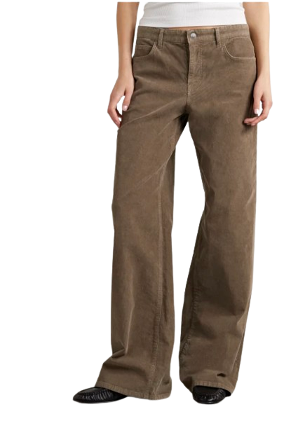 Preowned The Row Brown Eglitta Straight Leg Trousers Size XL cotton