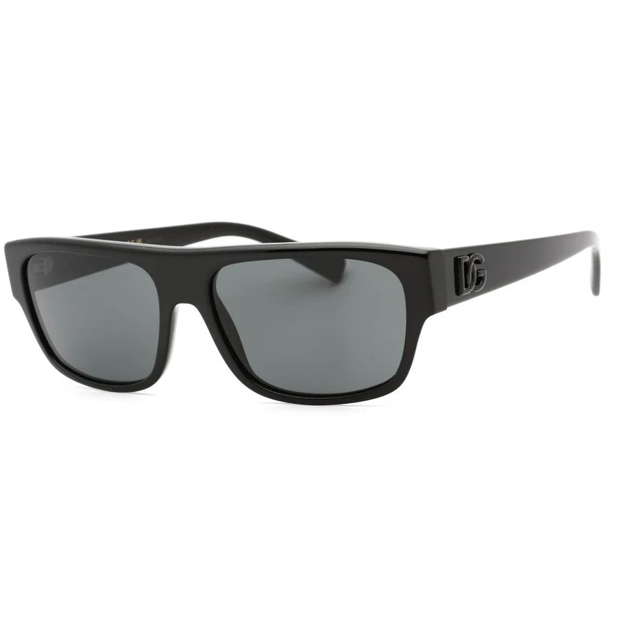 Men's Dolce  Gabbana Black Re-Edition Sunglasses plastic