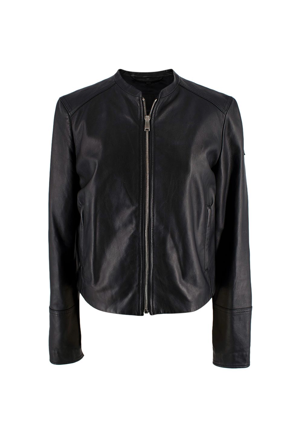 Belstaff Black Leather Jacket Size S