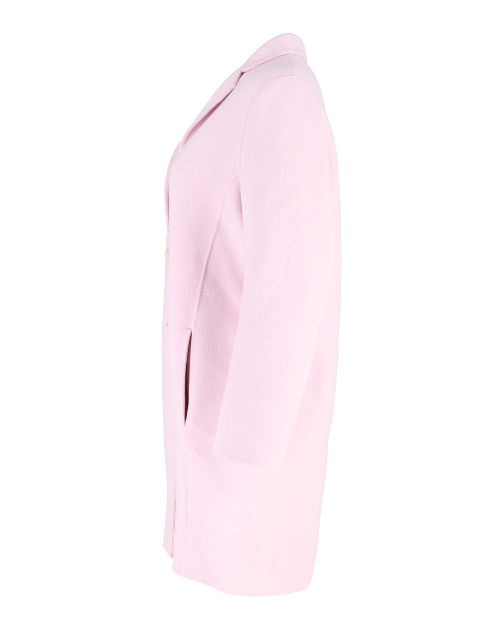 Preowned Acne Pink Wool Button Front Duster Long Coat Size XXS pink | pastel pink wool/hair