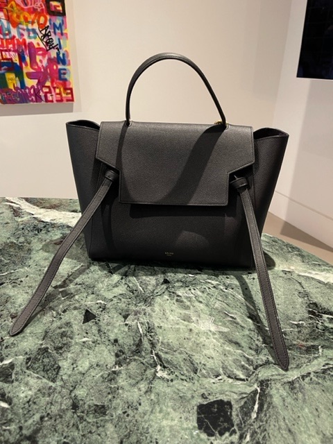 Preowned Celine Black leather Belt tote bag