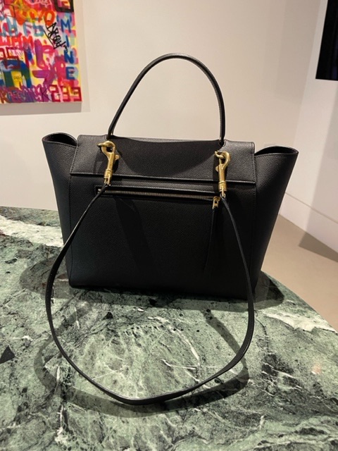 Preowned Celine Black leather Belt tote bag