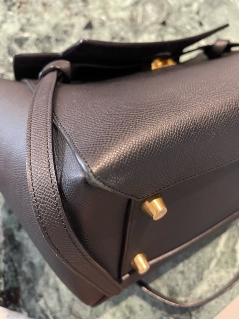 Preowned Celine Black leather Belt tote bag