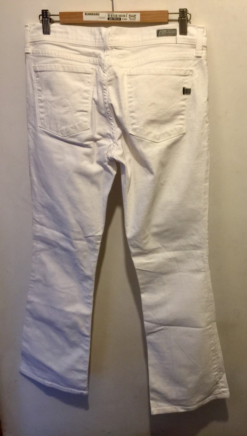 Preowned Citizens of Humanity White Ingrid Stretch Jeans Size 32/81 stretch denim