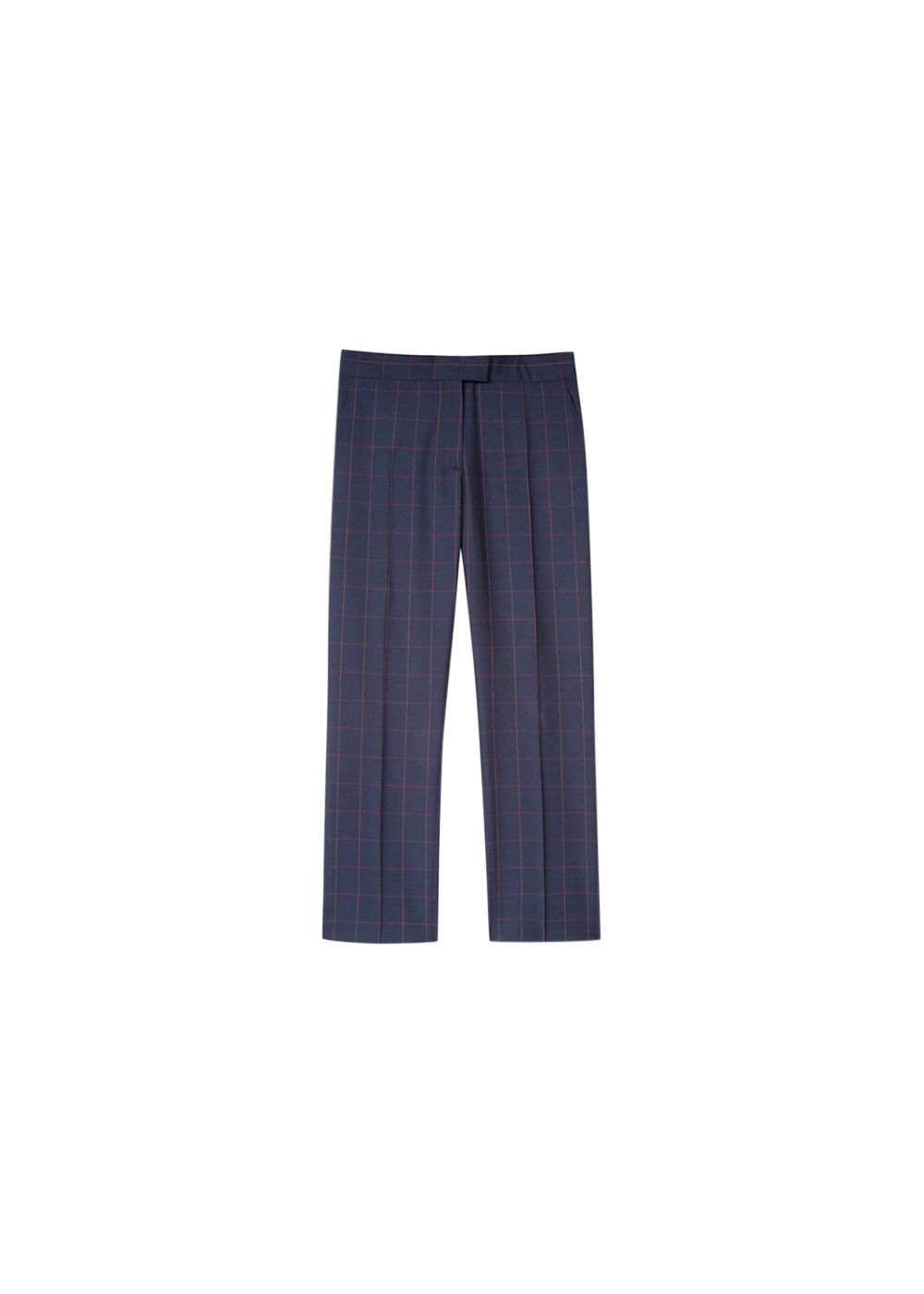 Paul Smith PS Superfine Wool Cropped Pants Size S Blue