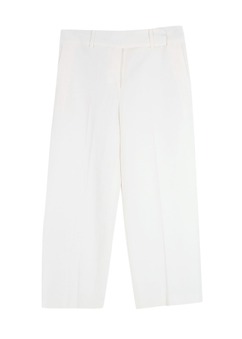 Ermanno Scervino White Linen Blend Single-breasted Suit Size XS viscose