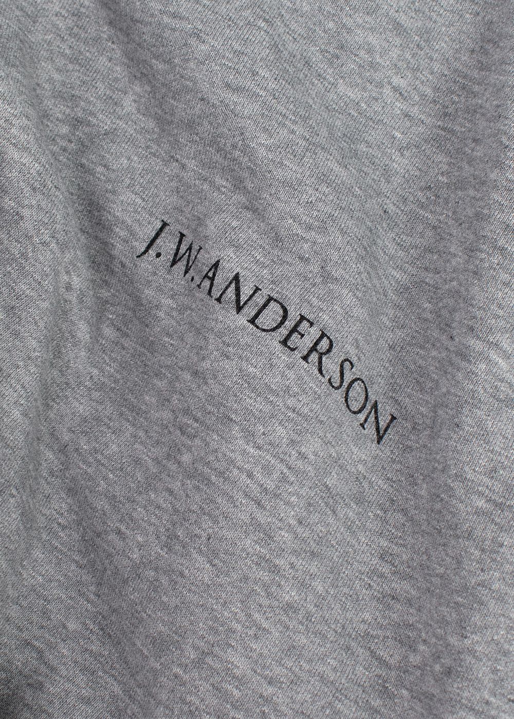 Men's Preowned JW Anderson Grey Cotton Hoodie Size M