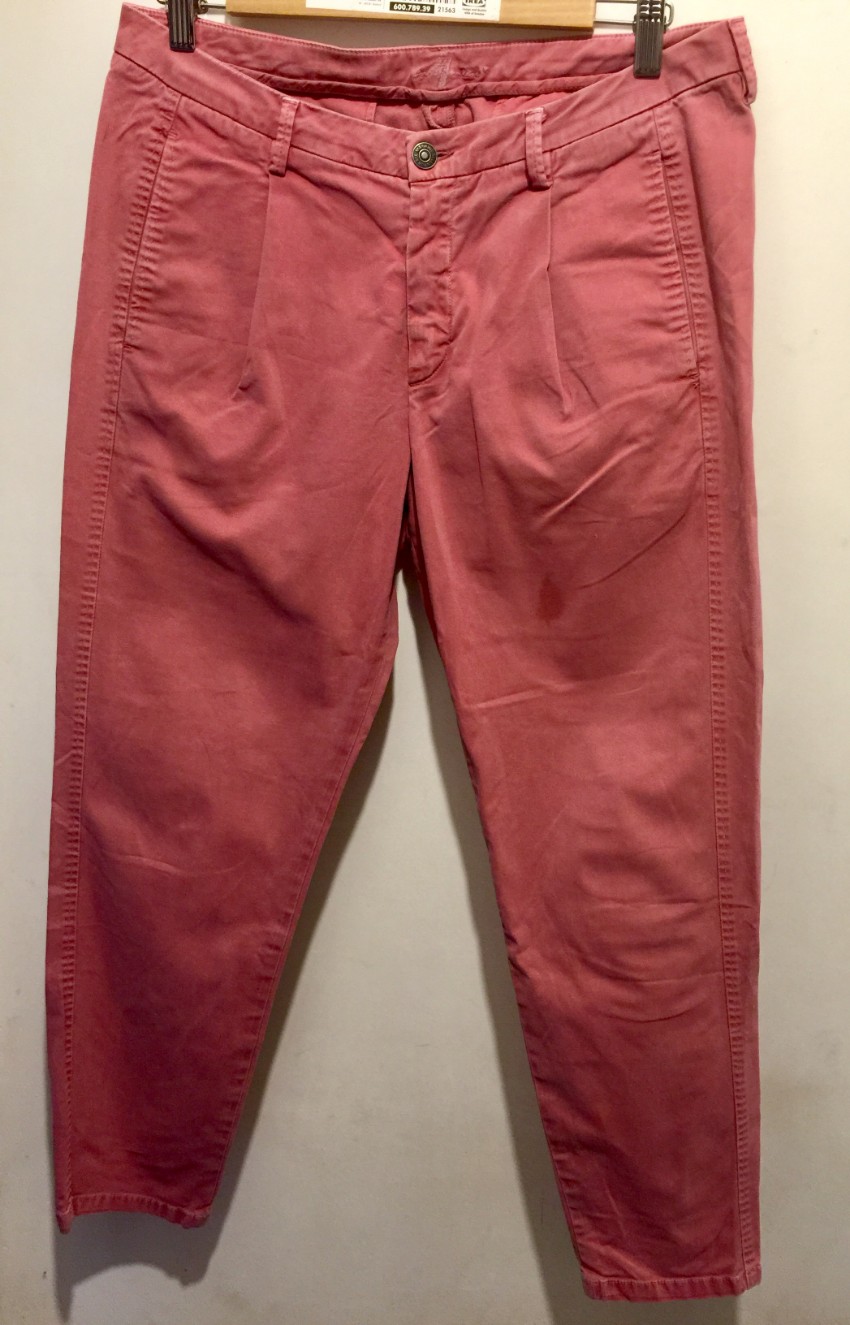 Preowned 7 For All Mankind pink stretch drill chinos Size 29/74 cotton