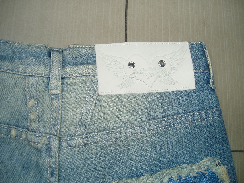 Boys Roberto Cavalli Angles Denim Shorts Size 6 Years Blue cotton