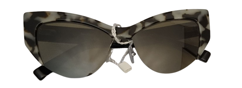 Max Mara Cat Eye Sunglasses grey ,brown acetate