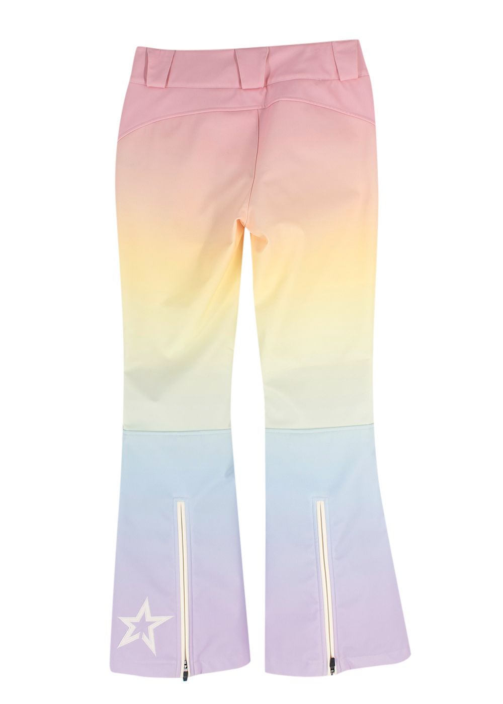 Perfect Moment Rainbow Aurora Gradient-Print Flared Ski Trousers Size M multi-coloured polyester