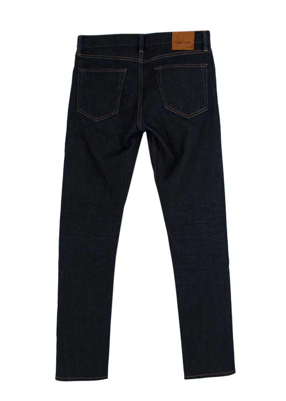 Men's Tom Ford Blue Denim Slim Leg Jeans Size 30 cotton/polyurethane