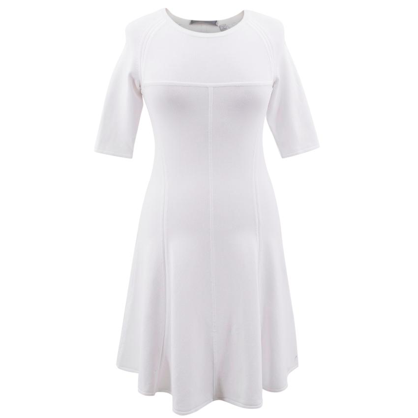 Preowned ALC White Dress Size XS rayon/nylon/spandex