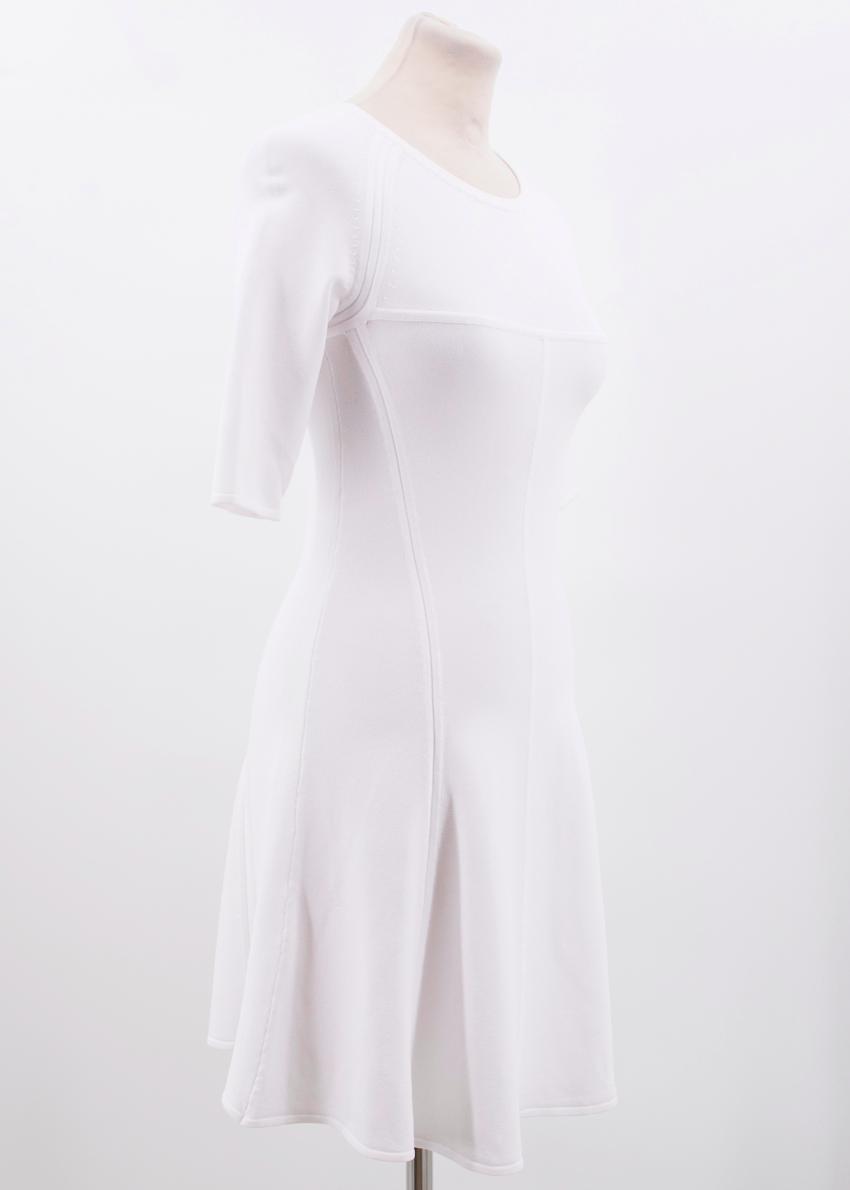 Preowned ALC White Dress Size XS rayon/nylon/spandex