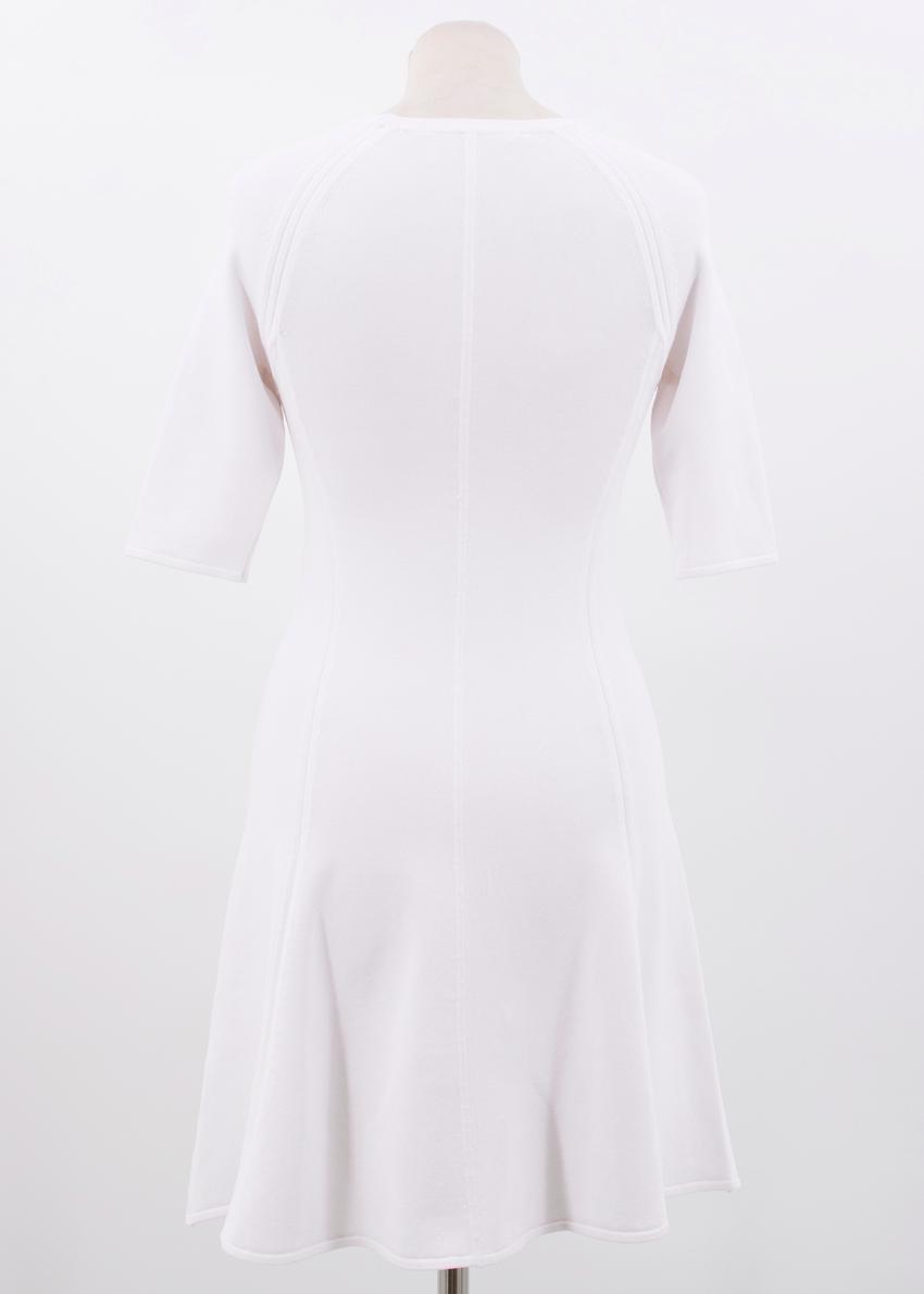 Preowned ALC White Dress Size XS rayon/nylon/spandex