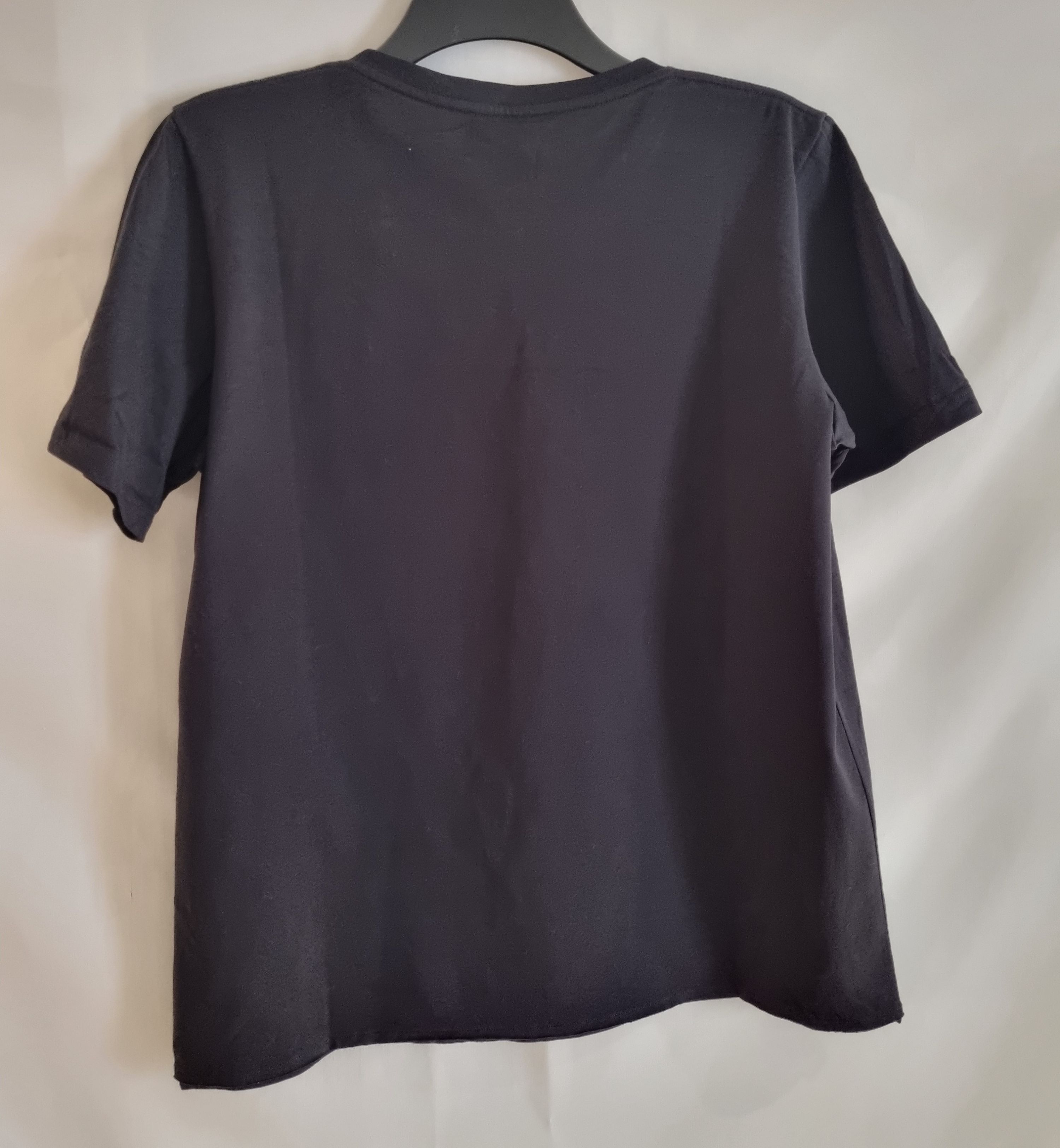 Men's Saint Laurent Rive Gauche T-Shirt Size L Black cotton