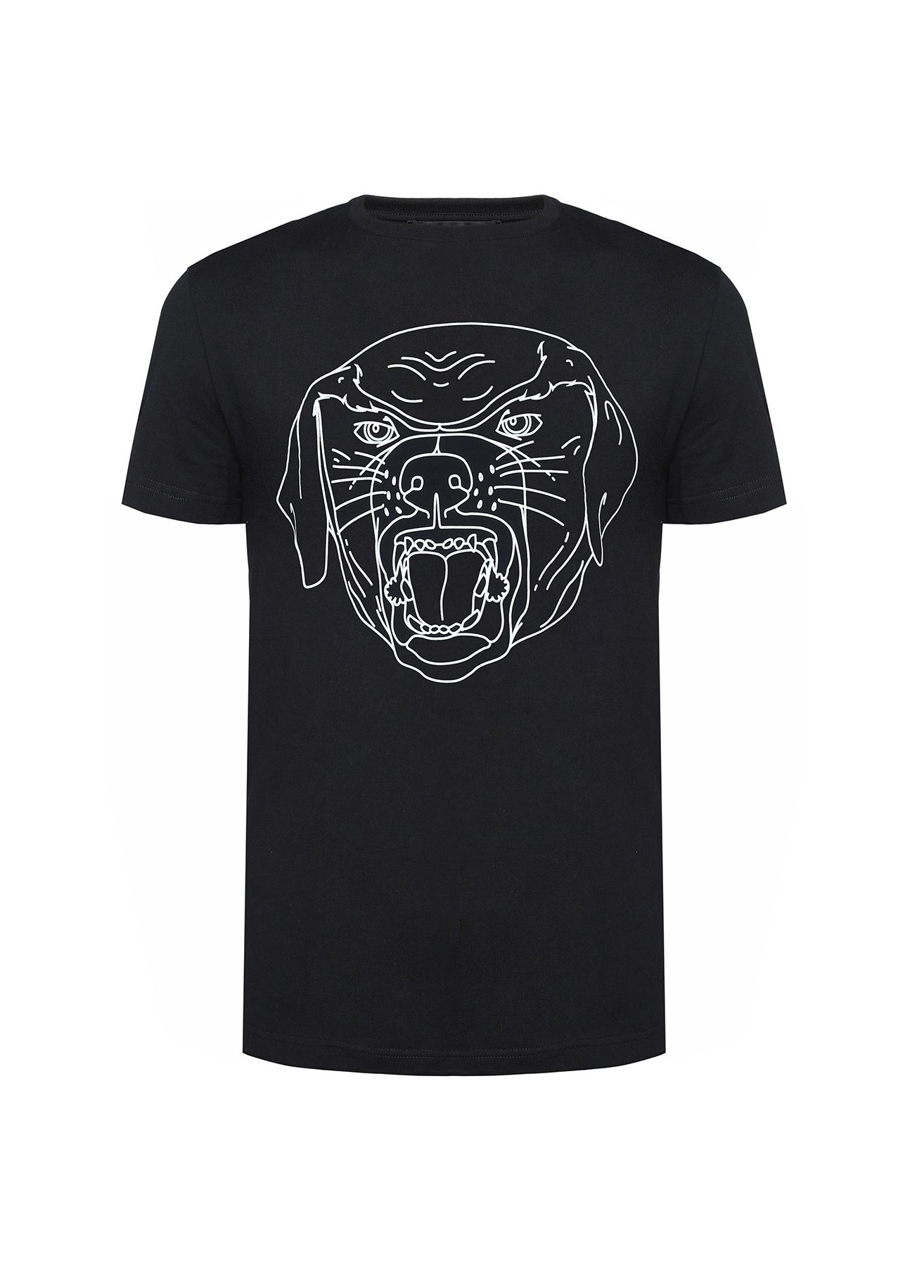 Givenchy black cotton jersey rottweiler T-shirt Size S