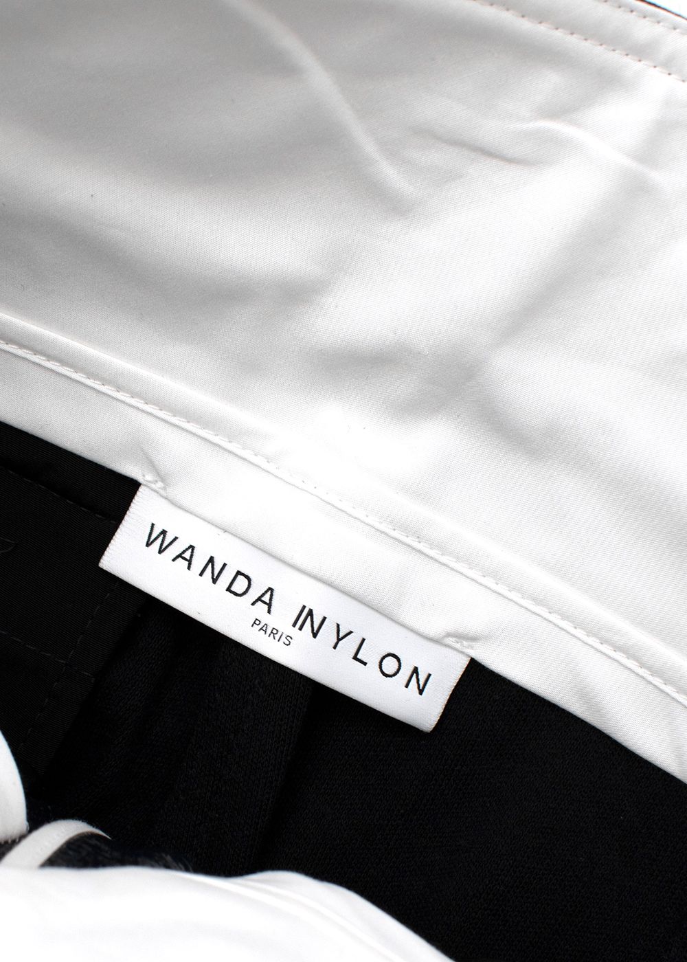 Wanda Nylon Crinkled Vinyl Pants Size XXS Black cotton