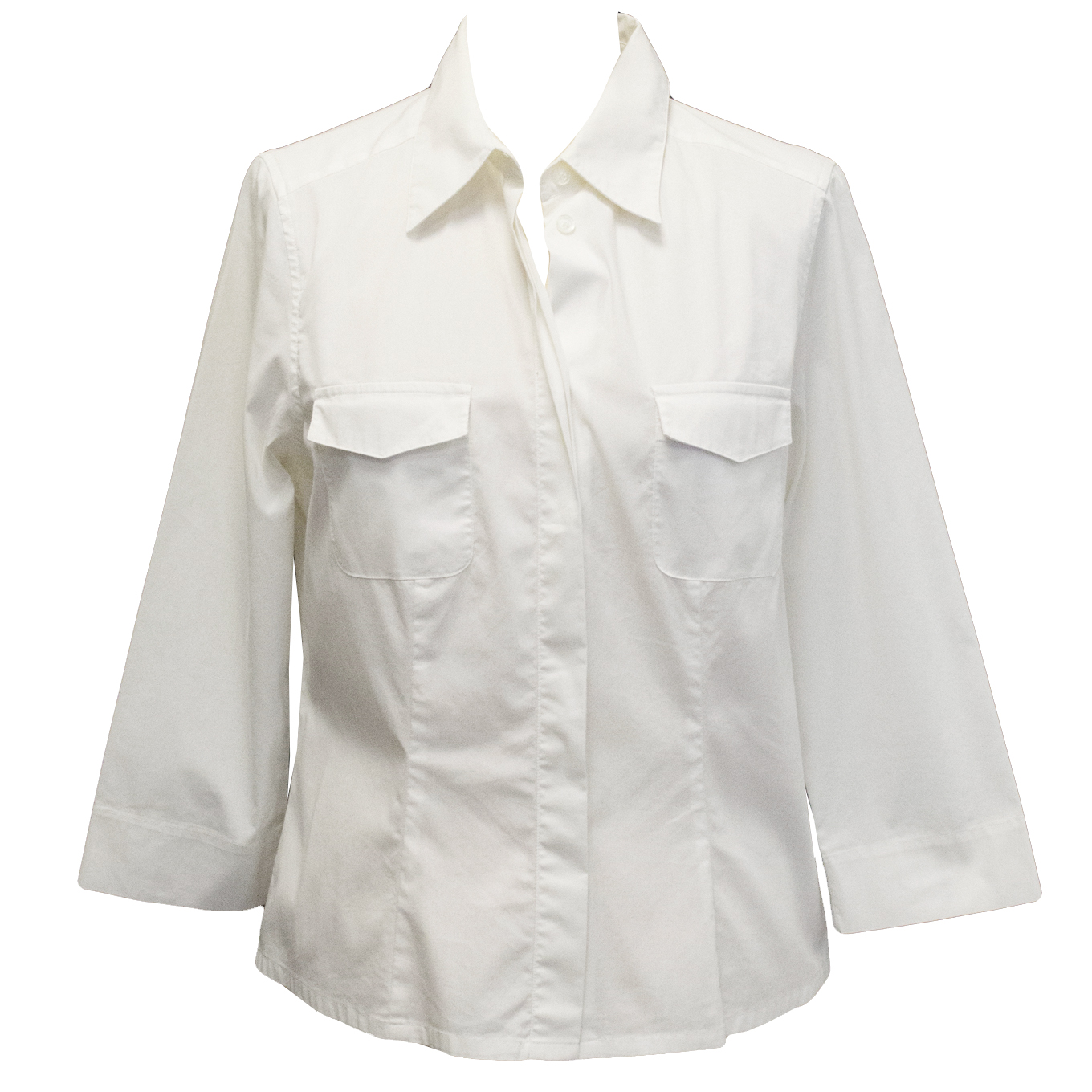 Preowned Copines white shirt Size M cotton