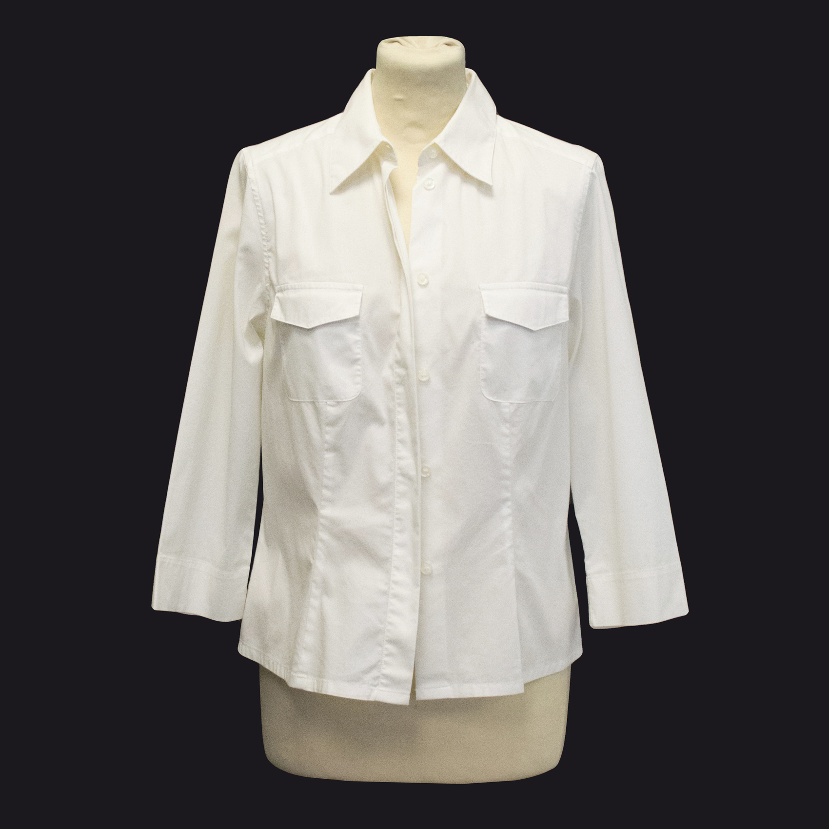 Preowned Copines white shirt Size M cotton