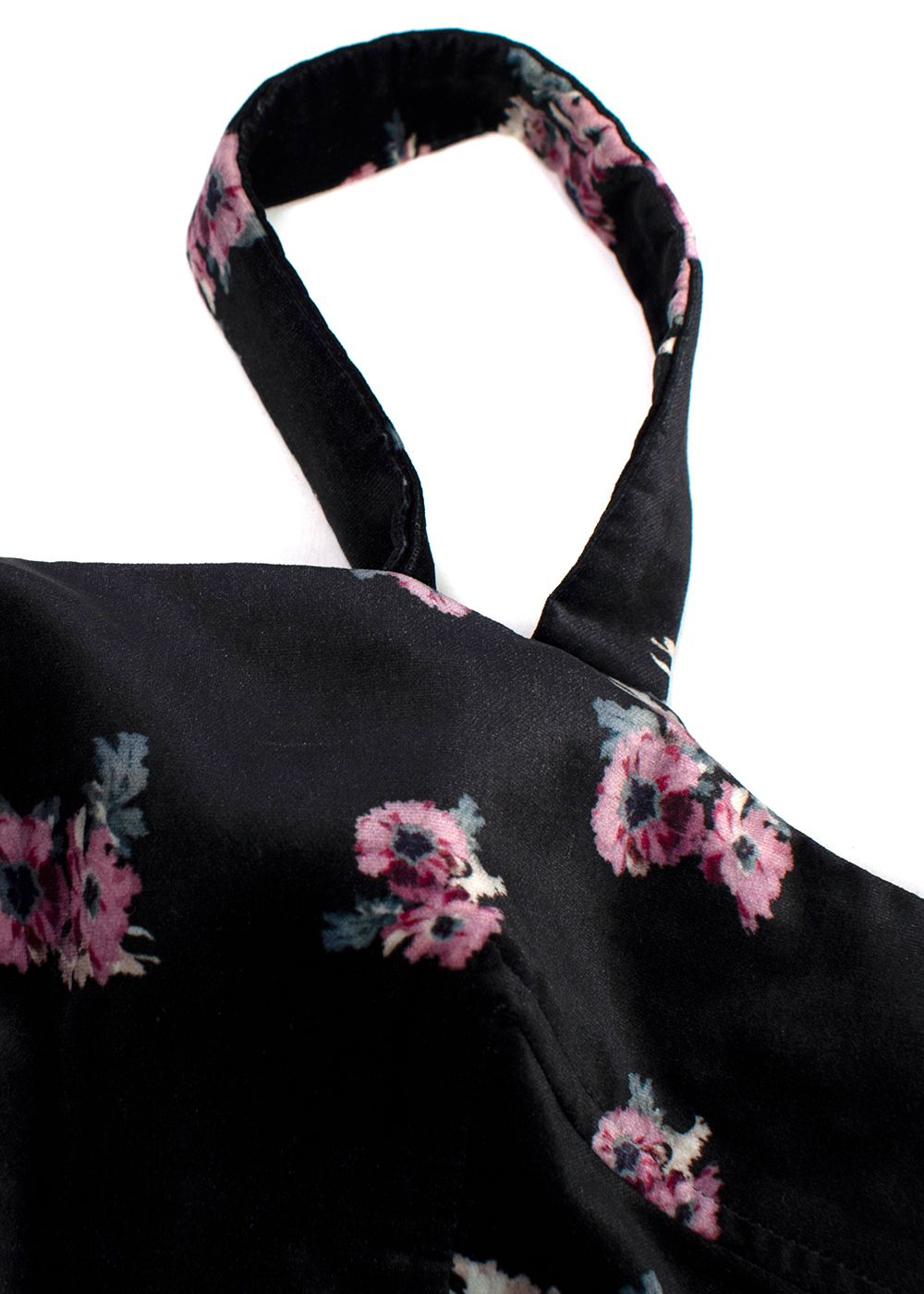 Racil Floral Velvet Heddy Crop Top Size S