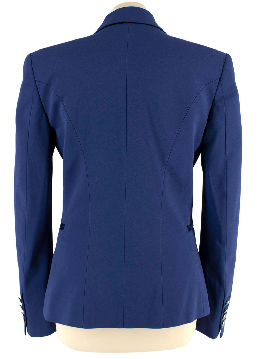 Pierre Balmain Blue Tailored Double Breasted Blazer Size XS