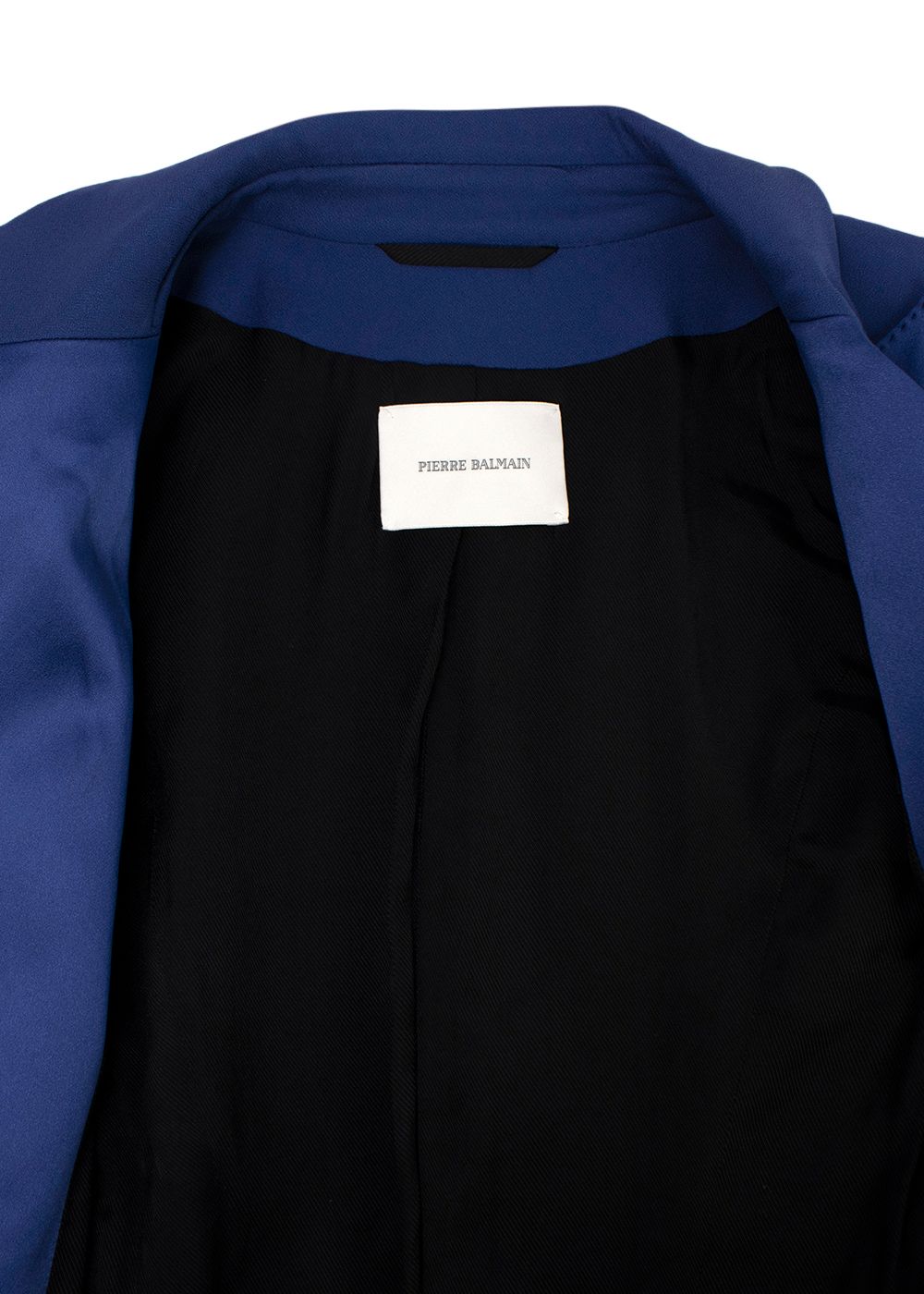 Pierre Balmain Blue Tailored Double Breasted Blazer Size XS Navy acetate/viscose/elastane