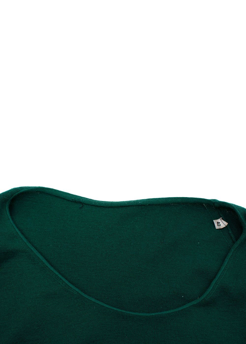 Preowned Dolce  Gabbana Forest green cashmere fine knit jumper Size S