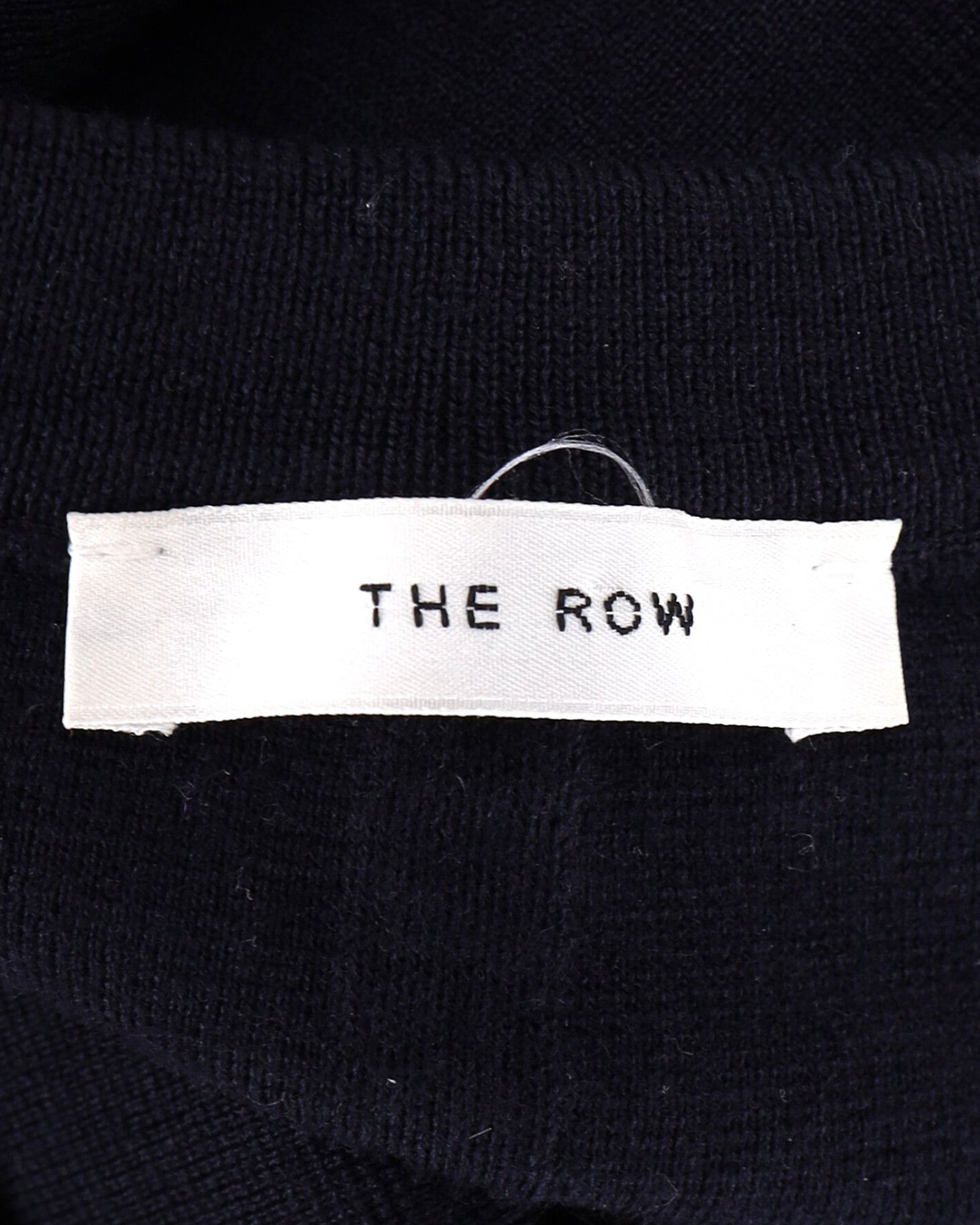 Preowned The Row Navy Blue Merino Wool Jumper Size S wool/hair/merino wool