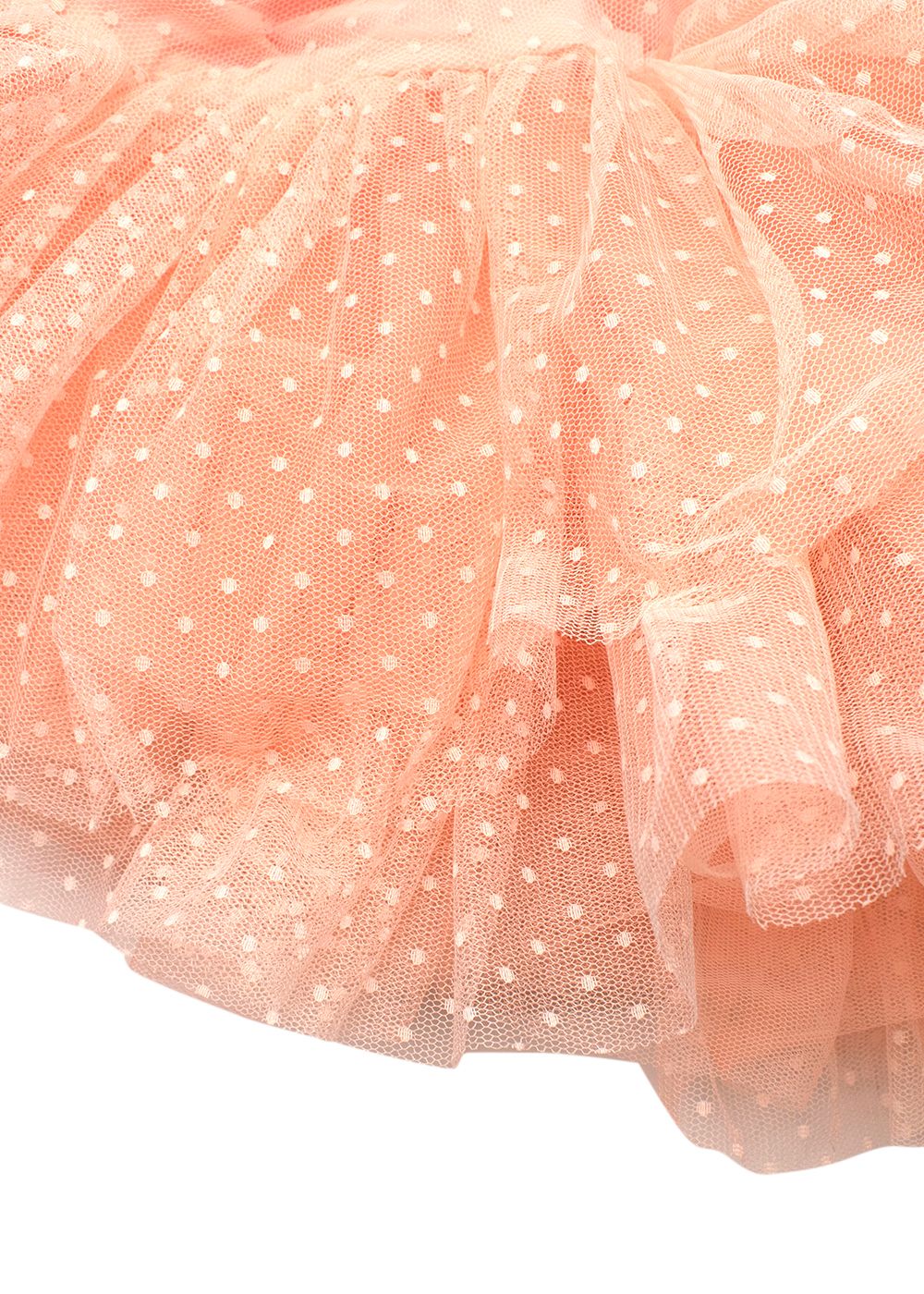 Elizabetta Franchi Pink Swiss Dot Tulle Cocktail Dress Size XXS