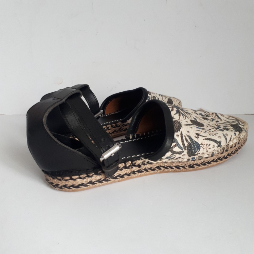 Preowned Isabel Marant Carlyce Espadrilles Size 38 Floral / Patterned leather