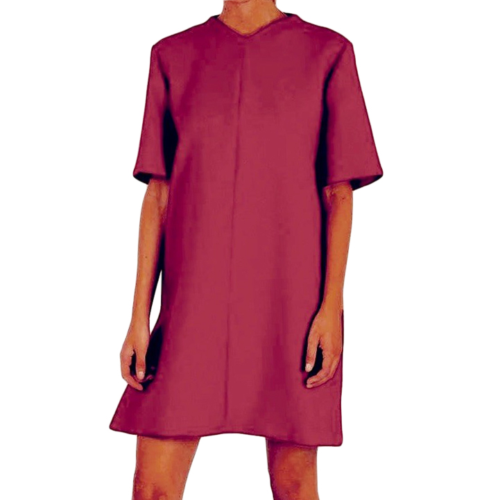 Marni Chilli Red Wool Blend Tunic Dress Size L