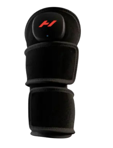 Men's Hyperice Venom 2 Heat Vibration Leg Wrap black neoprene