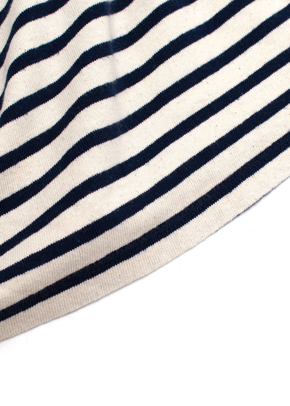 Saint Laurent Navy And Cream Striped T-Shirt Size XS Cream / Navy cotton