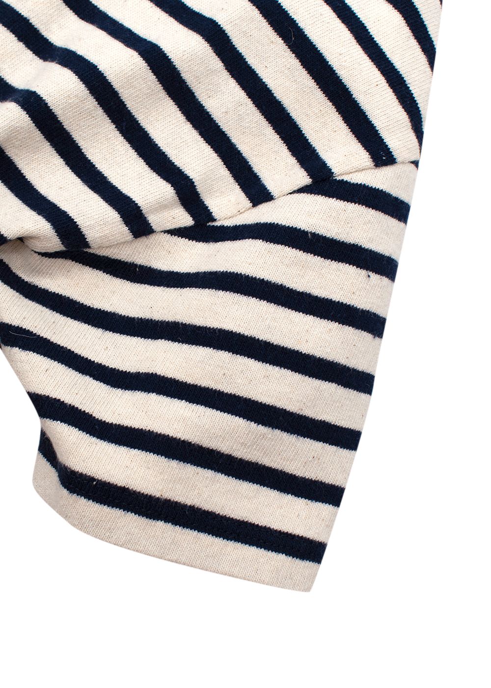 Saint Laurent Navy And Cream Striped T-Shirt Size XS Cream / Navy cotton