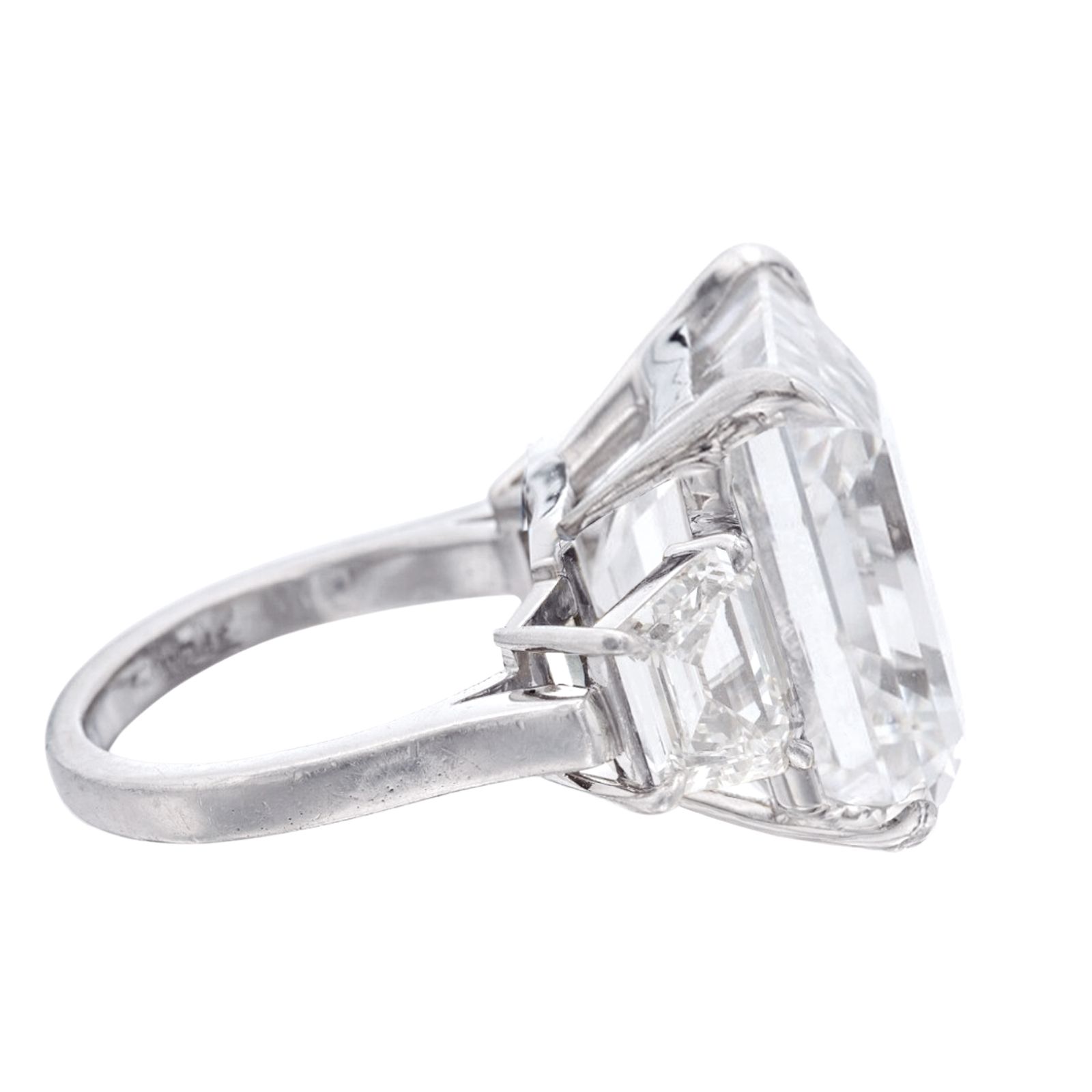 Verde 5ct IGI Certified Lab Grown VS Emerald Cut Diamond Ring White Gold k white gold/lab-grown diamond