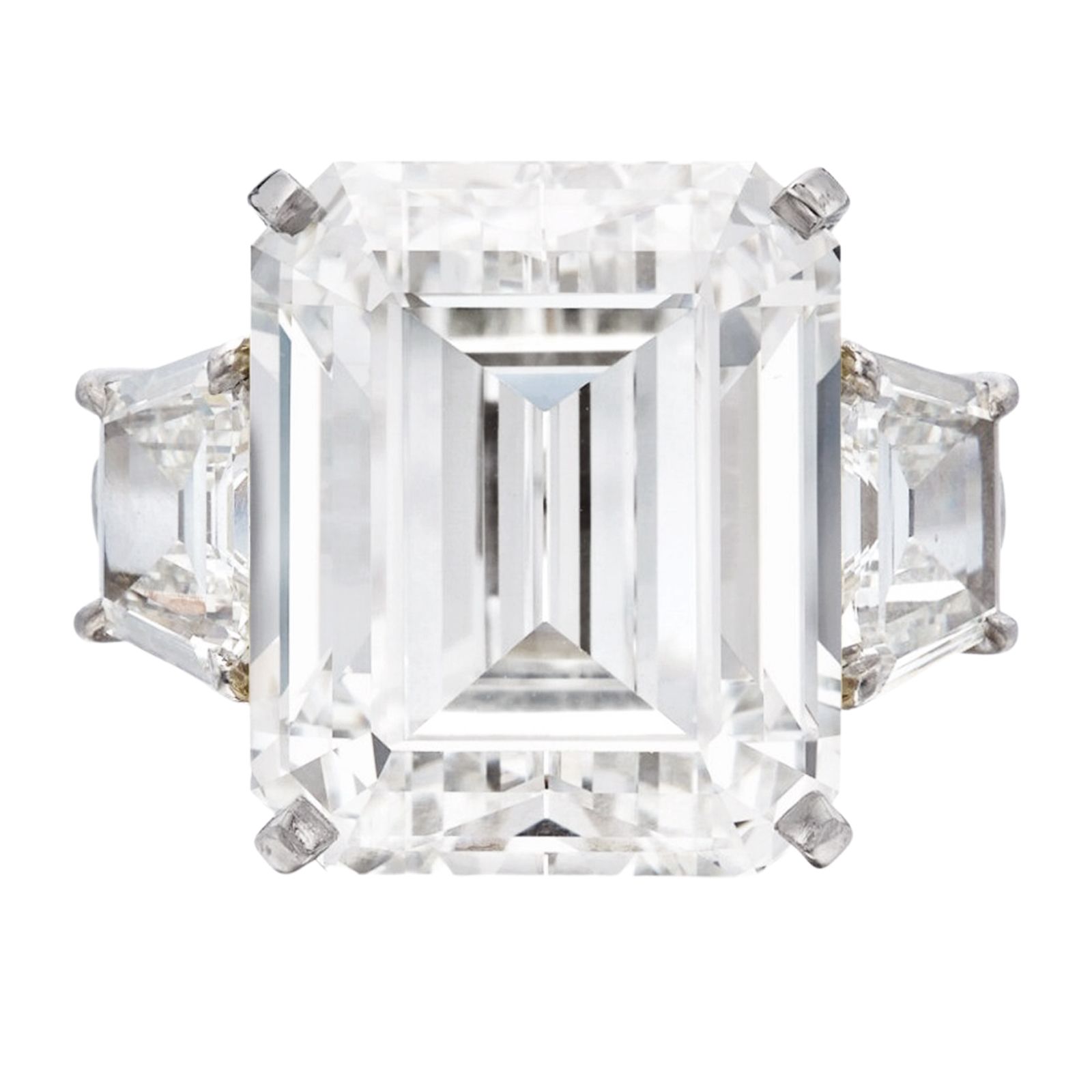 Verde 5ct IGI Certified Lab Grown VS Emerald Cut Diamond Ring White Gold k white gold/lab-grown diamond