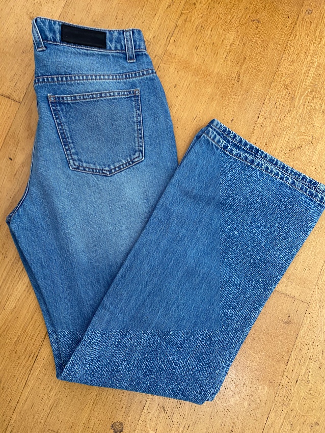 Preowned Sonia Rykiel Straight Cut Jeans Size M Blue cotton