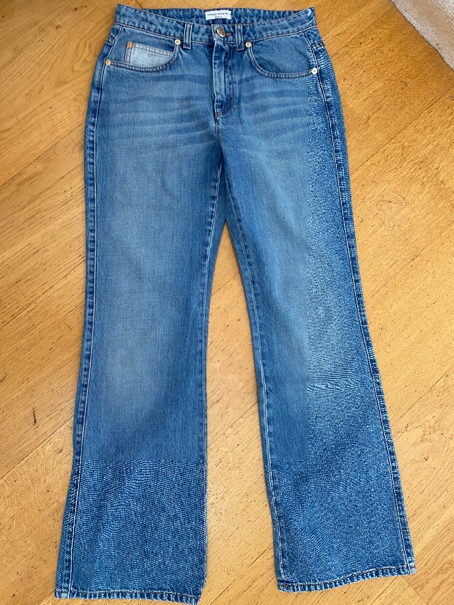 Preowned Sonia Rykiel Straight Cut Jeans Size M Blue cotton