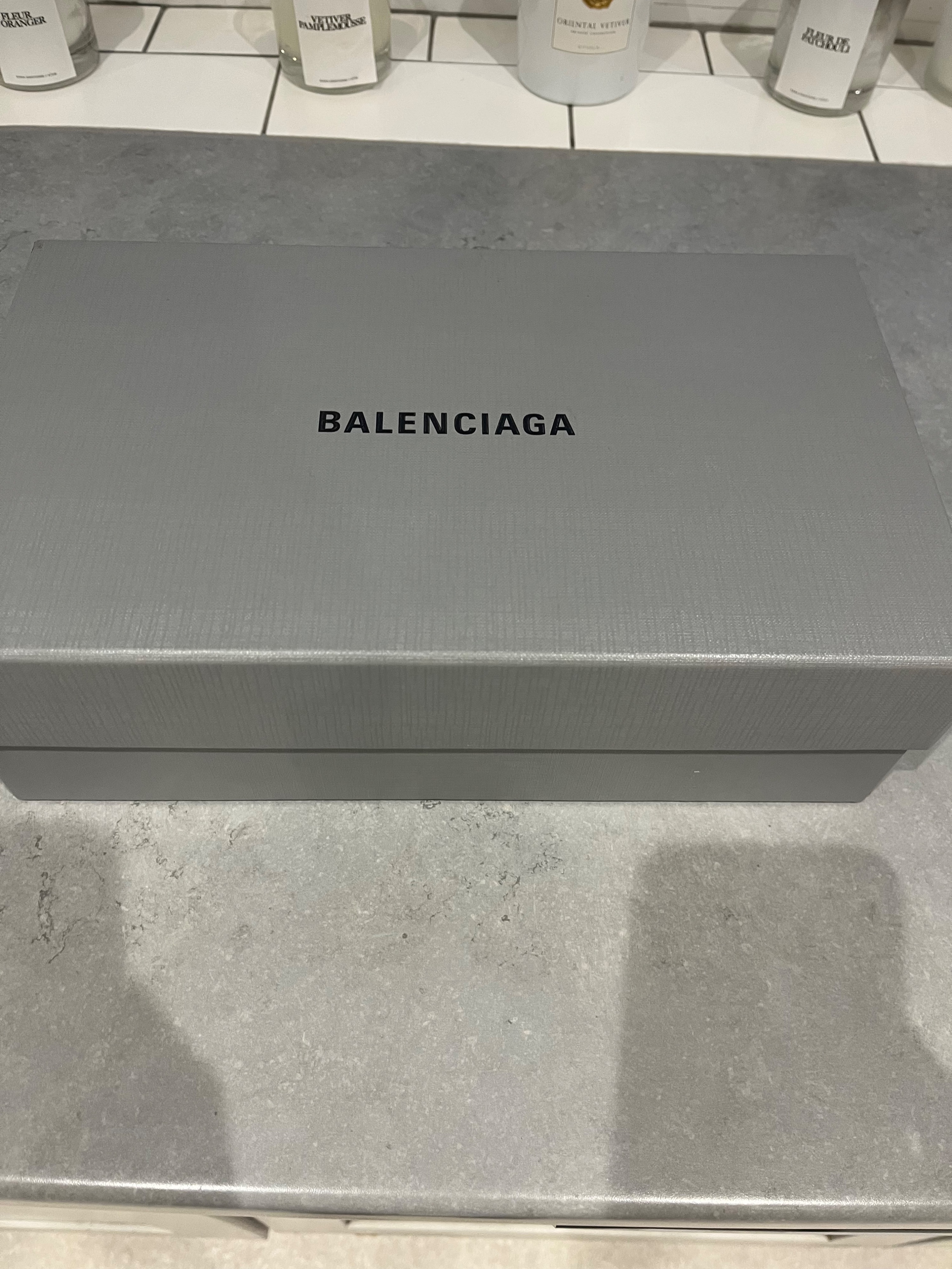 Preowned Balenciaga Spandex Knife Pump 110mm Size 37 black