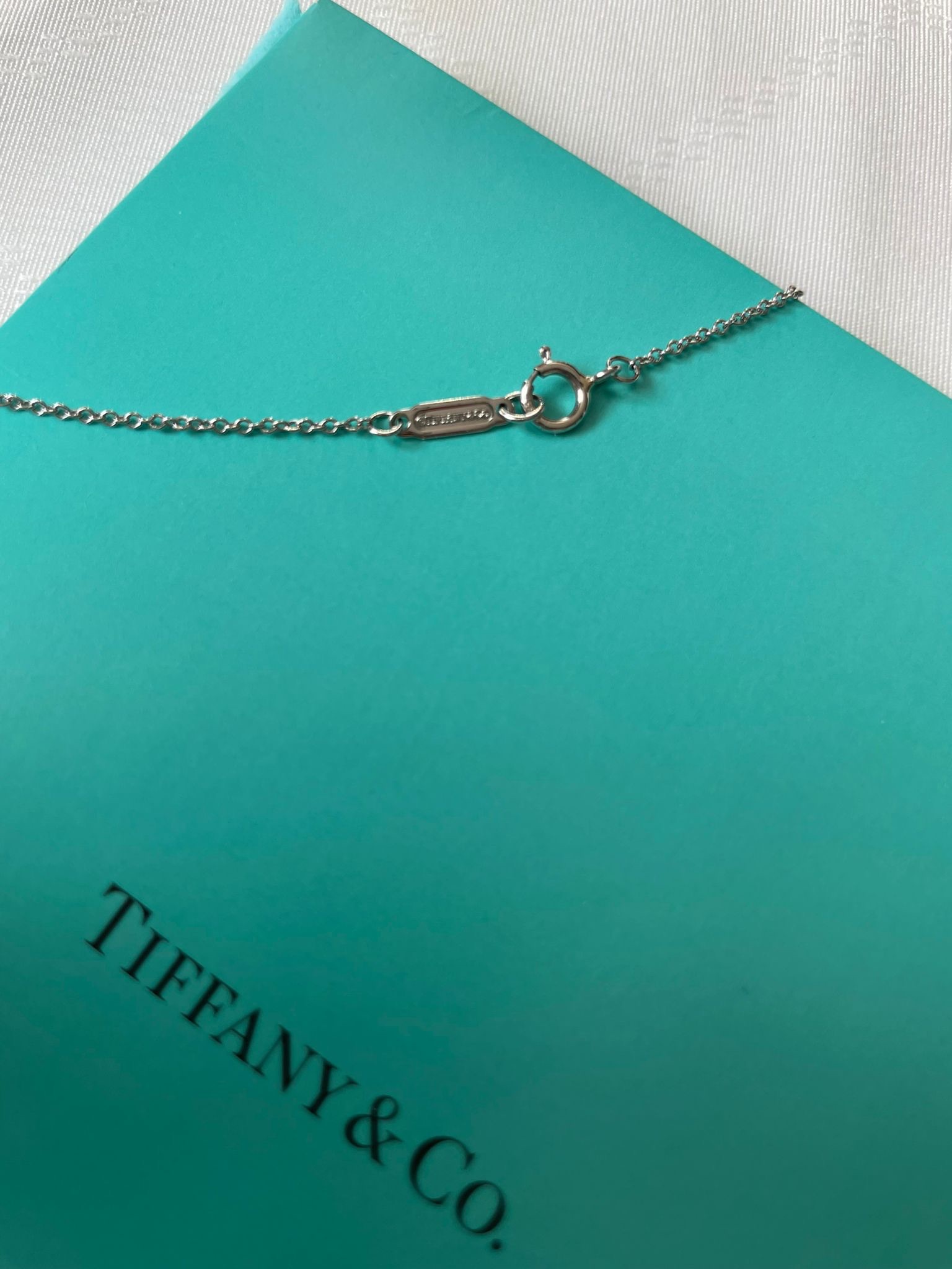 Tiffany  Co Paper Flowers Platinum Firefly Pendant Diamond  Tsavorite green