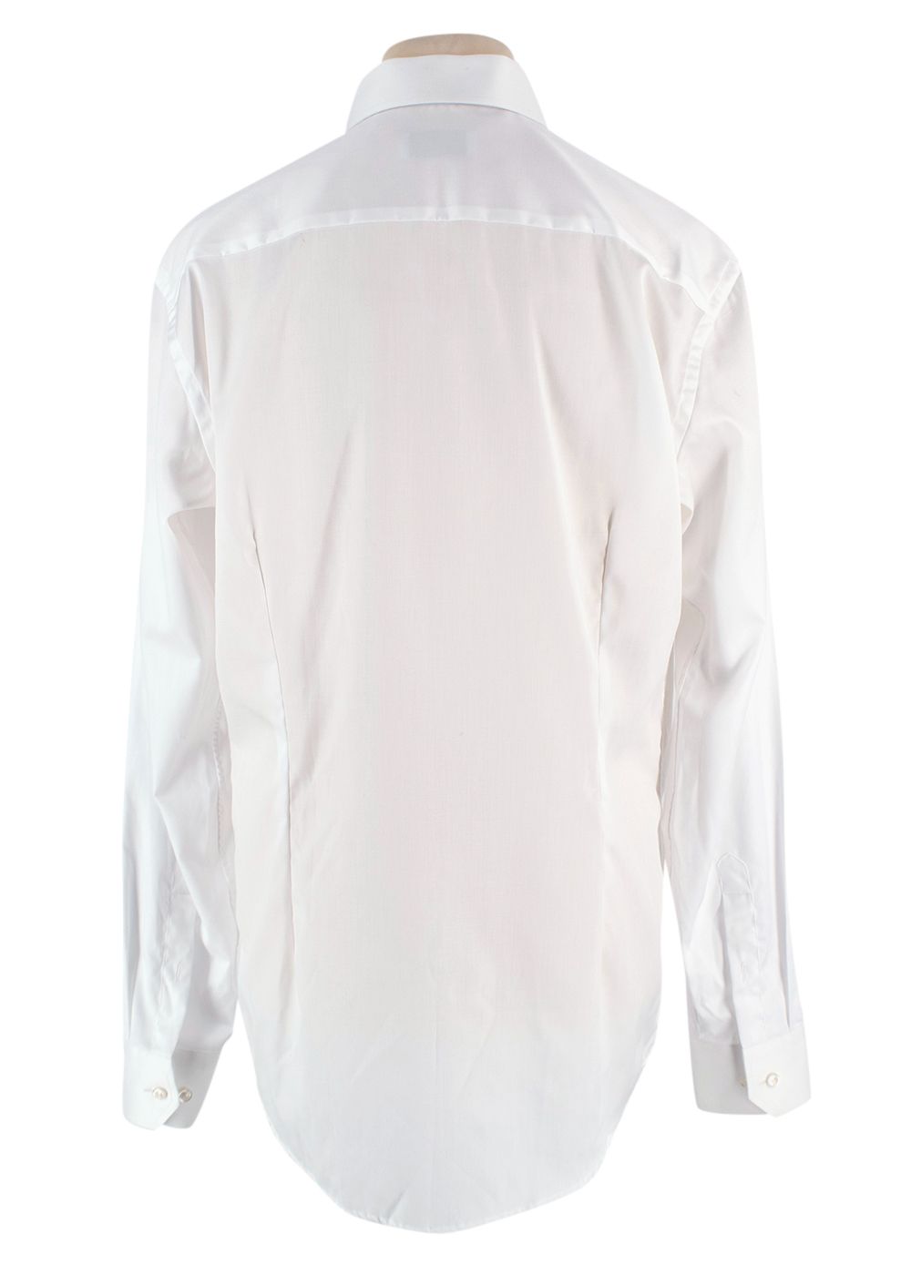 Men's Eton White Cotton Slim Fit Shirt Size 16