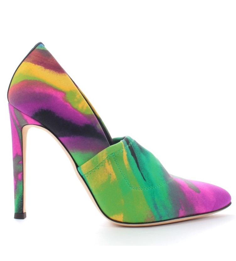 Giuseppe Zanotti Stretch Multicoloured Bimba 100 Pumps Size 37 Multi-Coloured / Stripes leather