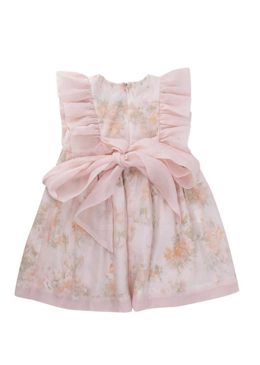 Boys Pepa  London Baby Pink Floral Dress Size 4 Years polyester