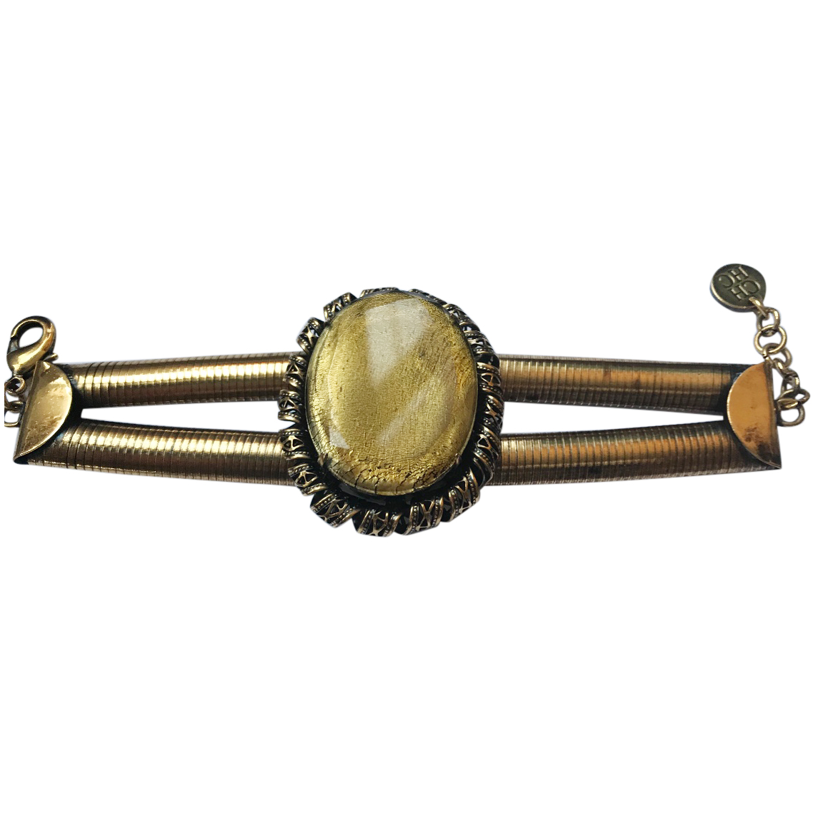 Preowned Carolina Herrera Vintage Bracelet Gold