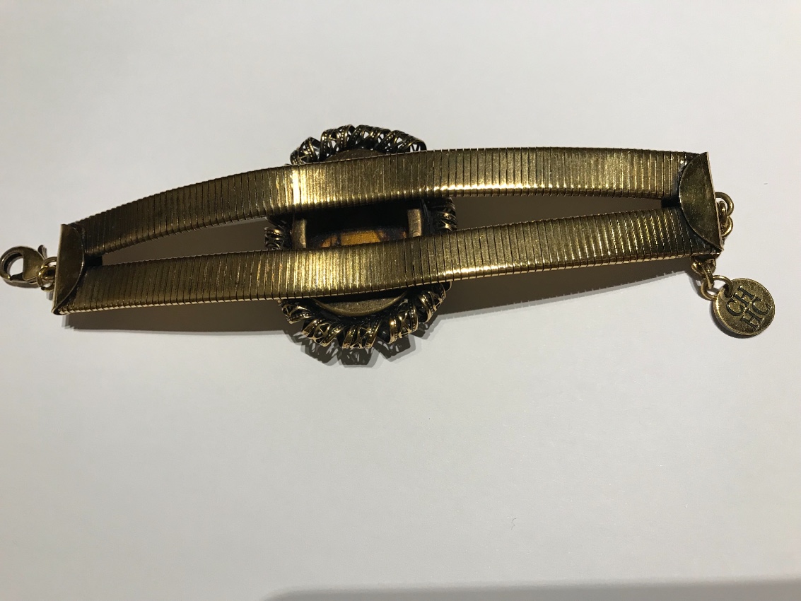 Preowned Carolina Herrera Vintage Bracelet Gold