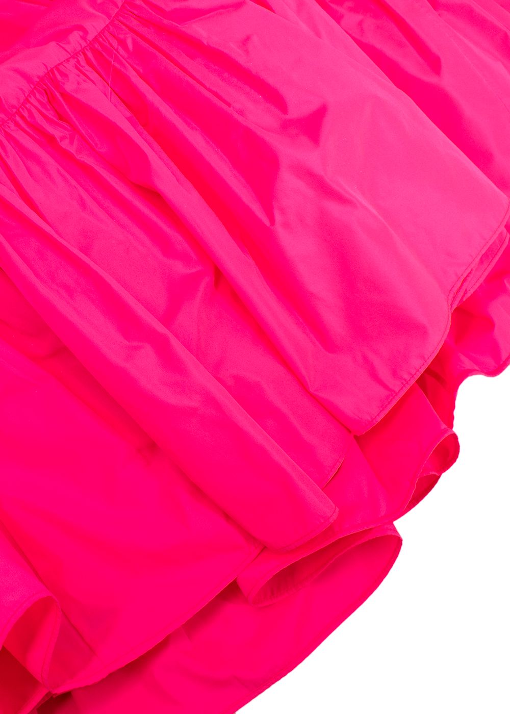 Valentino Neon Pink Satin Mini Dress Size XXS polyester